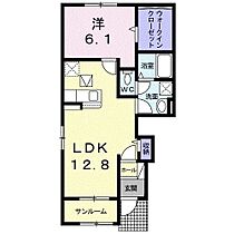 香川県綾歌郡綾川町萱原（賃貸アパート1LDK・1階・50.13㎡） その2