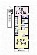 香川県綾歌郡宇多津町浜七番丁（賃貸アパート1LDK・2階・41.98㎡） その2