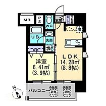 香川県高松市福田町（賃貸マンション1LDK・10階・30.97㎡） その2