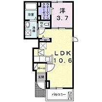 香川県高松市一宮町（賃貸アパート1LDK・1階・37.57㎡） その2