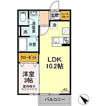 香川県観音寺市昭和町2丁目（賃貸アパート1LDK・1階・33.39㎡） その2