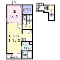 香川県高松市鶴市町（賃貸アパート1LDK・2階・43.47㎡） その2