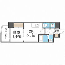 セレニテ新大阪カルム  ｜ 大阪府大阪市淀川区西宮原2丁目7-10（賃貸マンション1DK・5階・26.48㎡） その2