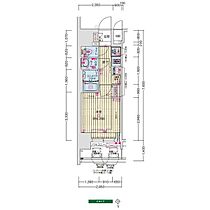 愛知県名古屋市中区葵1丁目（賃貸マンション1K・3階・22.50㎡） その2