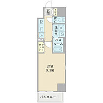 愛知県名古屋市西区幅下2丁目（賃貸マンション1K・8階・27.75㎡） その2