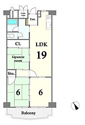 間取図画像 3LDK