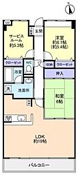 ARDERHILLS 3LDKの間取図画像