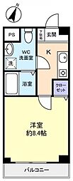 間取図画像 1K