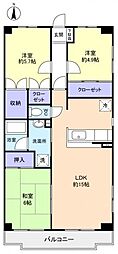 間取図画像 3LDK