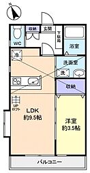 ソラーナ 1LDKの間取図画像