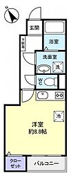ユーカリが丘富士 ワンルームの間取図画像