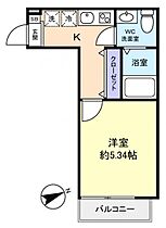 ラフィーナー東船橋  ｜ 千葉県船橋市前原西4丁目（賃貸アパート1K・2階・18.62㎡） その2