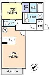 間取図画像 1LDK