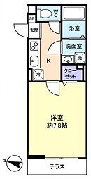 リブリ・ミニヨン 1Kの間取図画像