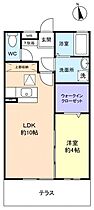 アヴェニール志津Ａ  ｜ 千葉県佐倉市上志津（賃貸アパート1LDK・1階・37.12㎡） その2