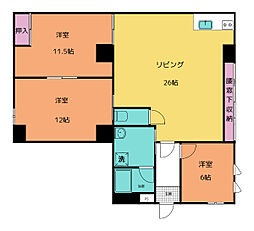 間取図画像 3LDK