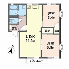 物件の間取り