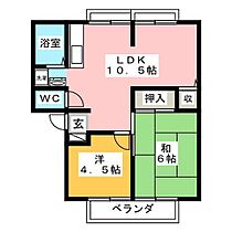 サンビレッジ佐那具Ｄ 101 ｜ 三重県伊賀市佐那具町806（賃貸アパート2LDK・1階・46.03㎡） その1