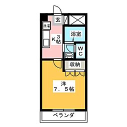 間取図画像 1K