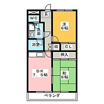 佳千ビルII 602 ｜ 三重県名張市蔵持町原出2004（賃貸マンション2DK・6階・49.50㎡） その2