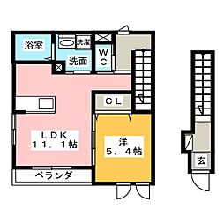 間取図画像 1LDK