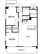 キョーワハウス幸町  ｜ 東京都立川市幸町2丁目（賃貸マンション2LDK・2階・60.94㎡） その2