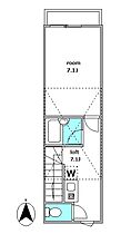 ソレイユ南六郷 201 ｜ 東京都大田区南六郷3丁目3-8（賃貸アパート1K・2階・27.31㎡） その2