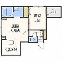 ミルフィーユ 202 ｜ 北海道札幌市中央区北六条西26丁目3-1（賃貸マンション1LDK・2階・39.41㎡） その2