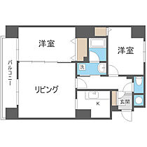 ビッグパレス南5条 212 ｜ 北海道札幌市中央区南五条西8丁目3-1（賃貸マンション2LDK・2階・55.68㎡） その2