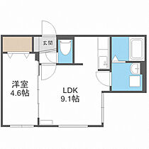 STUDIO中島公園 203 ｜ 北海道札幌市中央区南十一条西8丁目2-27（賃貸マンション1LDK・2階・32.22㎡） その2