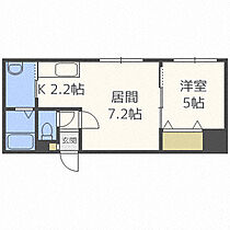 ESTOR　S-4(旧ゆるるの杜) 201 ｜ 北海道札幌市中央区南四条西13丁目1-24（賃貸マンション1LDK・2階・32.83㎡） その2