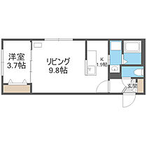 DPレジデンス元町 401 ｜ 北海道札幌市東区北二十三条東12丁目2-13（賃貸マンション1LDK・4階・33.82㎡） その2