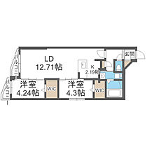 S-RESIDENCE札幌東astraze 505 ｜ 北海道札幌市東区北七条東3丁目15-20（賃貸マンション2LDK・5階・54.85㎡） その2