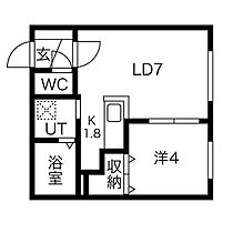 EXCEL学園前 202 ｜ 北海道札幌市豊平区豊平四条5丁目3-10（賃貸マンション1LDK・2階・30.24㎡） その2