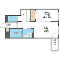 Court　Tiara(コートティアラ) 202 ｜ 北海道札幌市豊平区西岡四条8丁目4-24（賃貸マンション1LDK・2階・30.20㎡） その2