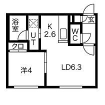 Alegria南8条 202 ｜ 北海道札幌市中央区南八条西9丁目1031-2（賃貸マンション1LDK・2階・30.13㎡） その2