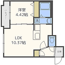 nordesta旭ヶ丘 203 ｜ 北海道札幌市中央区南七条西25丁目7-3（賃貸マンション1LDK・2階・34.32㎡） その2