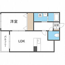 K13 202 ｜ 北海道札幌市中央区南六条西13丁目1-12（賃貸マンション1LDK・2階・42.00㎡） その2