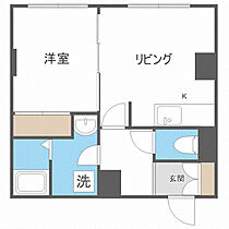 共済ハウス 202 ｜ 北海道札幌市中央区南六条西11丁目1285-1（賃貸マンション1DK・2階・34.20㎡） その2