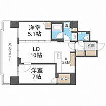 ライオンズ札幌中央レガシア 602 ｜ 北海道札幌市中央区北二条東2丁目1-4（賃貸マンション2LDK・6階・59.99㎡） その2