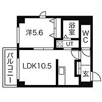 フォレスタ 403 ｜ 北海道札幌市豊平区中の島一条4丁目8-11（賃貸マンション1LDK・4階・40.95㎡） その2