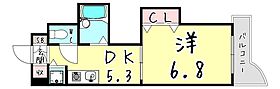 兵庫県神戸市東灘区住吉宮町６丁目17-7（賃貸マンション1DK・1階・28.00㎡） その2