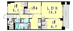 間取図画像 3LDK