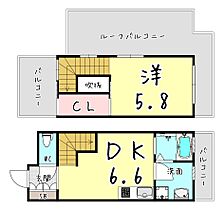 兵庫県神戸市東灘区森南町１丁目12-5（賃貸マンション1LDK・4階・35.10㎡） その2