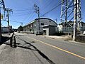 前面道路からの...