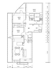 ライオンズガーデン世田谷 3LDKの間取図画像