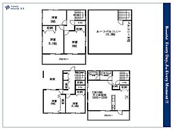 荒川区東日暮里3丁目 戸建て 5LDKの間取り