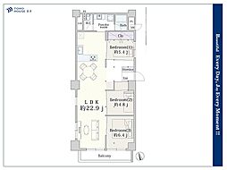 間取図画像 3LDK