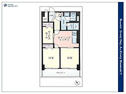 パレドール池袋 2SDKの間取図画像