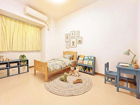（リノベーション予定）空間演出に拘り整然とセンス良く纏められた室内はの癒し空間でなければなりません。「配置してある家具や小物はCGによるイメージです。」
